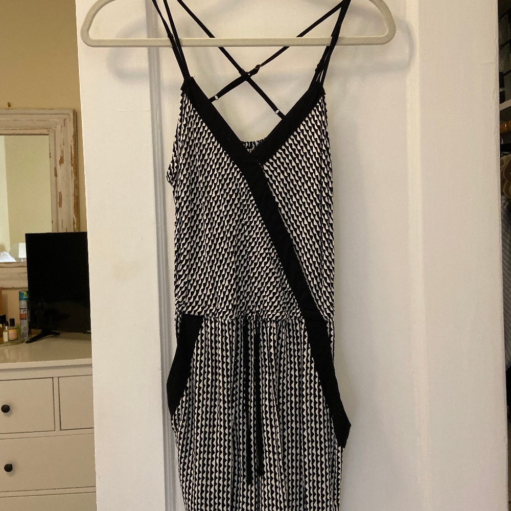 Black and White Romper
